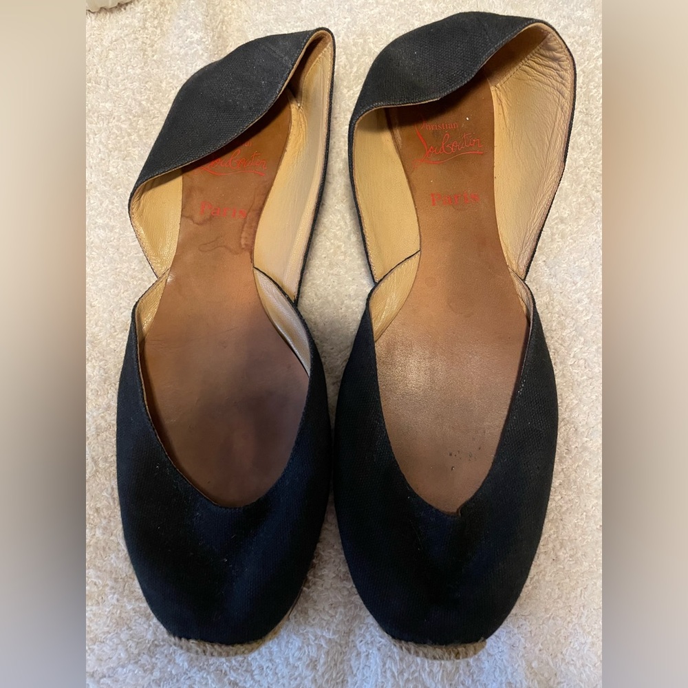 Christian Louboutin “Bailarina” espadrille flat
